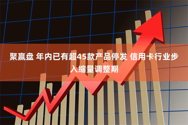 聚赢盘 年内已有超45款产品停发 信用卡行业步入缩量调整期